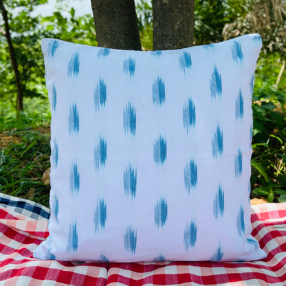 Cloud Drift Cushion Cover in Sky Blue (16x16)”