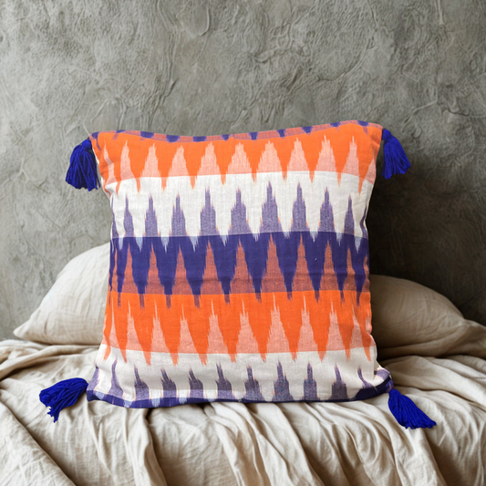 Solar Verse – Rhythms of Dawn, Woven to Shine Cushion Cover (16x16)”