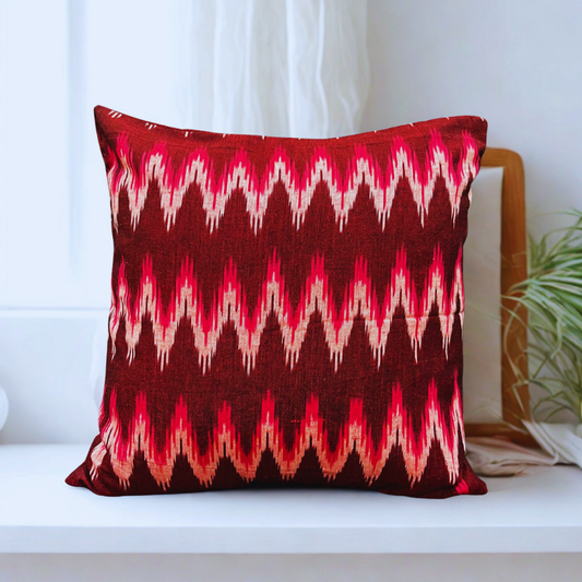 Crimson Blaze Cushion Cover (16x16)”