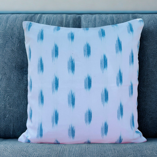 Cloud Drift Cushion Cover in Sky Blue (16x16)”