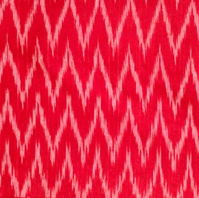 Zigzag Cherry 100% Cotton Fabric